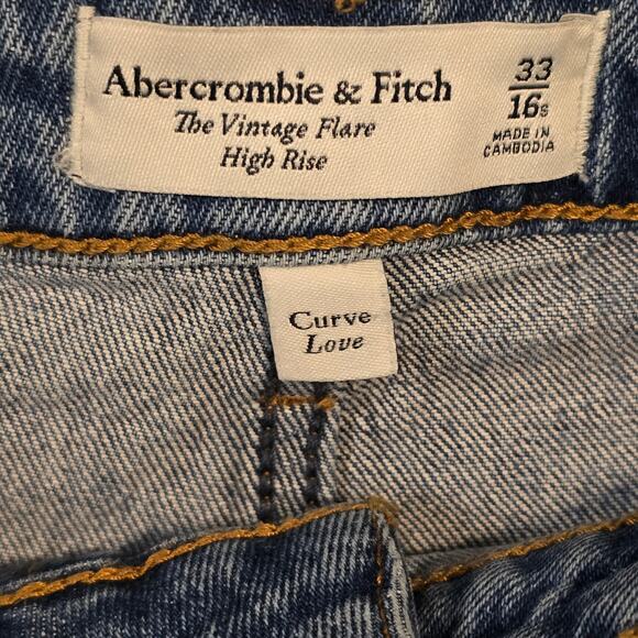 Abercrombie & Fitch Blue Straight Leg Jeans - Picture 3 of 13